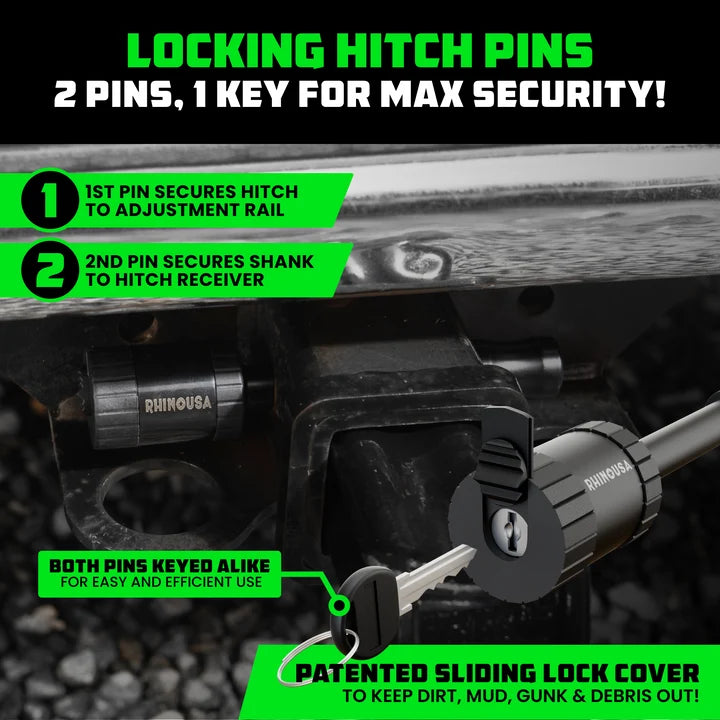 VAULTIQ HitchFlex Pro — Heavy-Duty Adjustable Drop Hitch